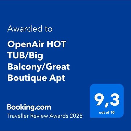 Openair Hot Tub/Big Balcony/Great Boutique Apt Athen Eksteriør bilde