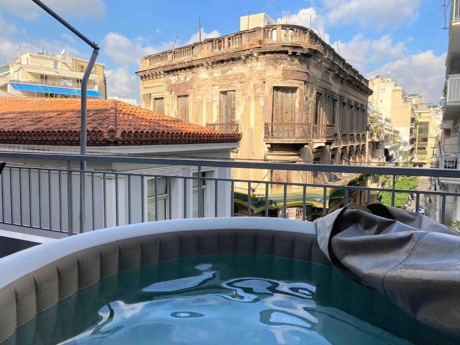 Openair Hot Tub/Big Balcony/Great Boutique Apt Athen Eksteriør bilde